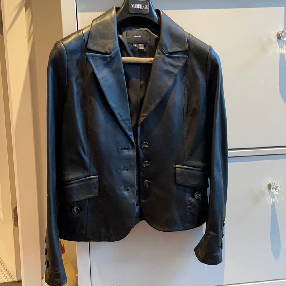 Leather Blazer